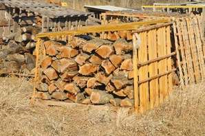 Stacks of firewood